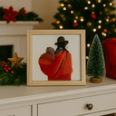 Cuadro Cholita y Wawa 18X18X1.2
