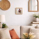 Cuadro Cholita y Alpaca 18X18X1.2