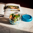 Taper Comida Quokka Bubble Blue Peonies 500 ML