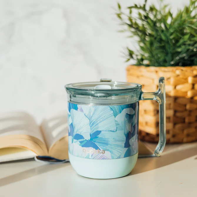 Taza Termica Quokka Wave Ginkgo Leaves 260 ML