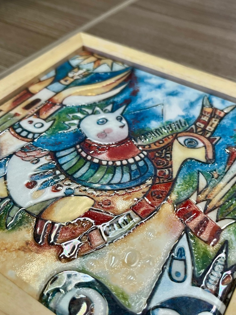Cuadro Mistico B 18X18X1.2
