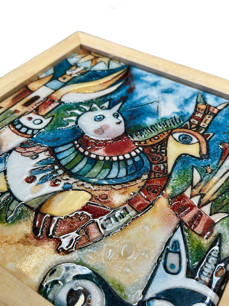 Cuadro Mistico B 18X18X1.2
