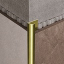 Decor Borde Curvo Aluminio Dorado Brillante de 1.0X240 CM KANTU