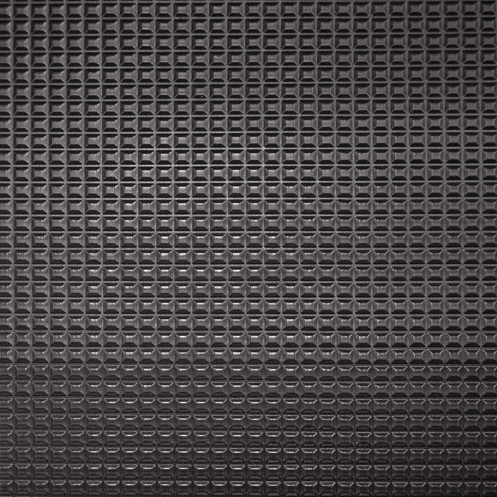 Rollo Protector de piso Pixel de PVC Negro – 2 metros x 60 cm – SAN BLAS