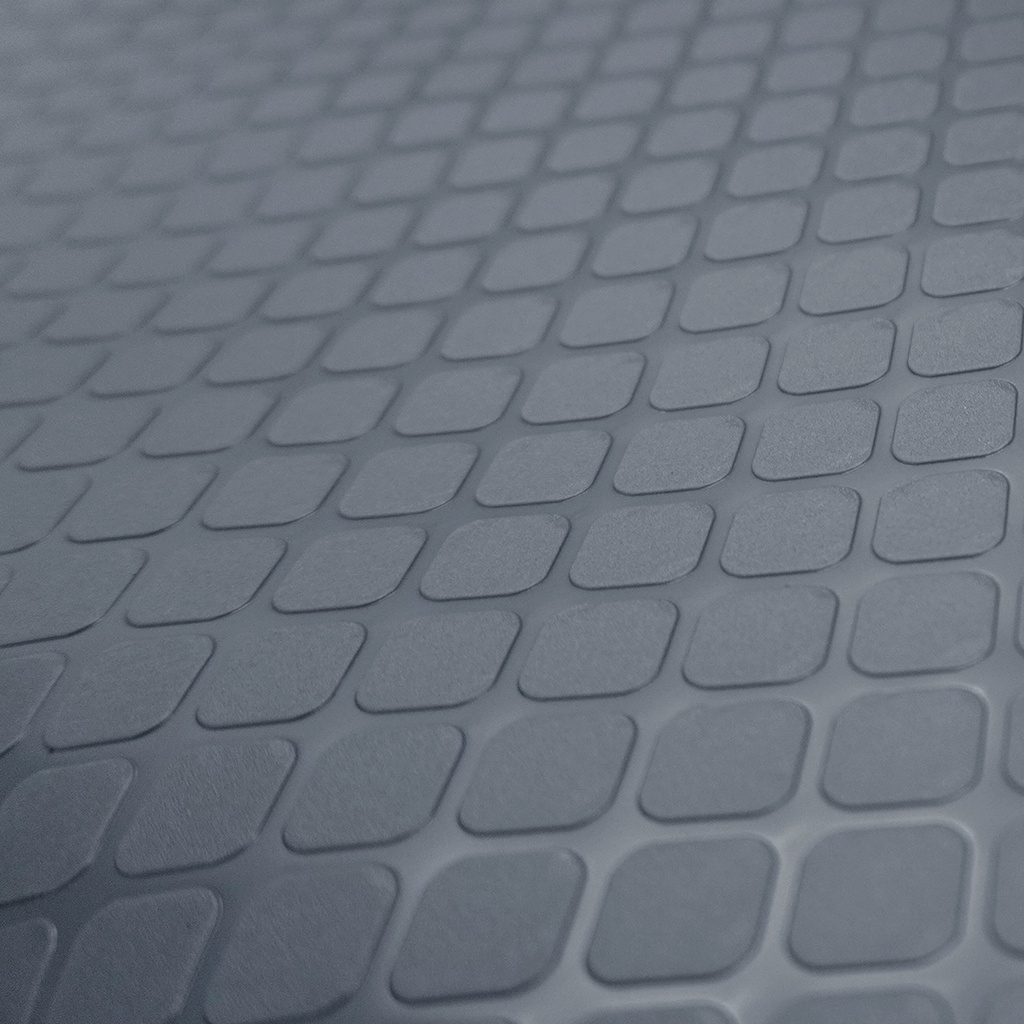 Rollo Protector de piso Cocos de PVC gris – 2 metros x 60 cm – SAN BLAS