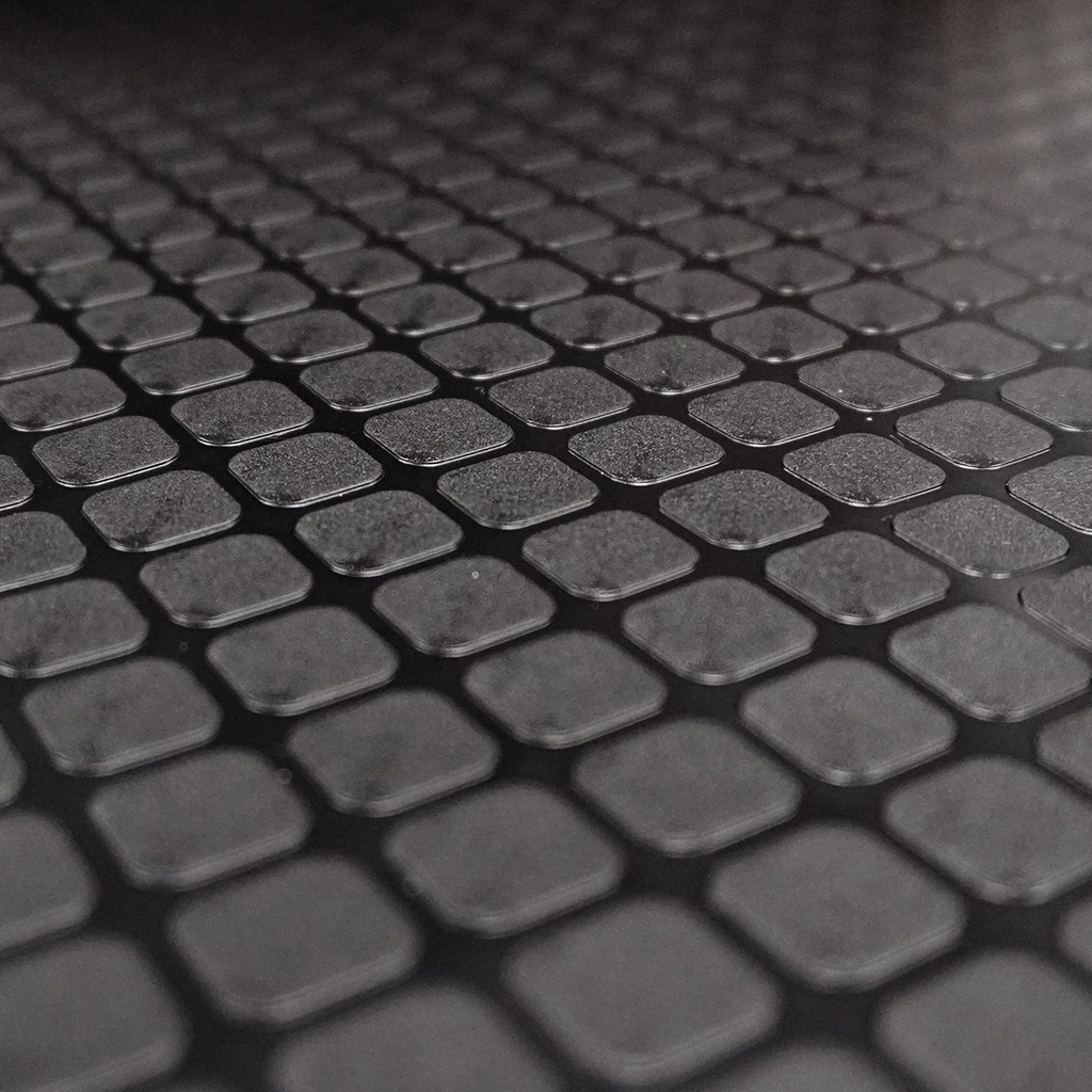 Rollo Protector de piso Cocos de PVC negro – 2 metros x 60 cm – SAN BLAS