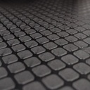 Rollo Protector de piso Cocos de PVC negro – 2 metros x 60 cm – SAN BLAS