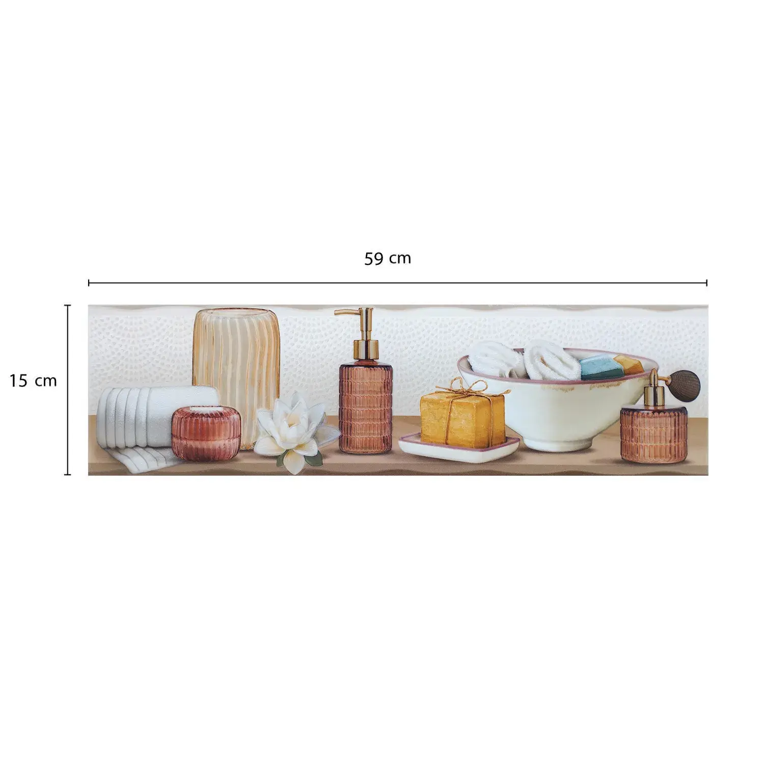 Listelo Griselia 60 x 15 cm KANTU ( x Unid )