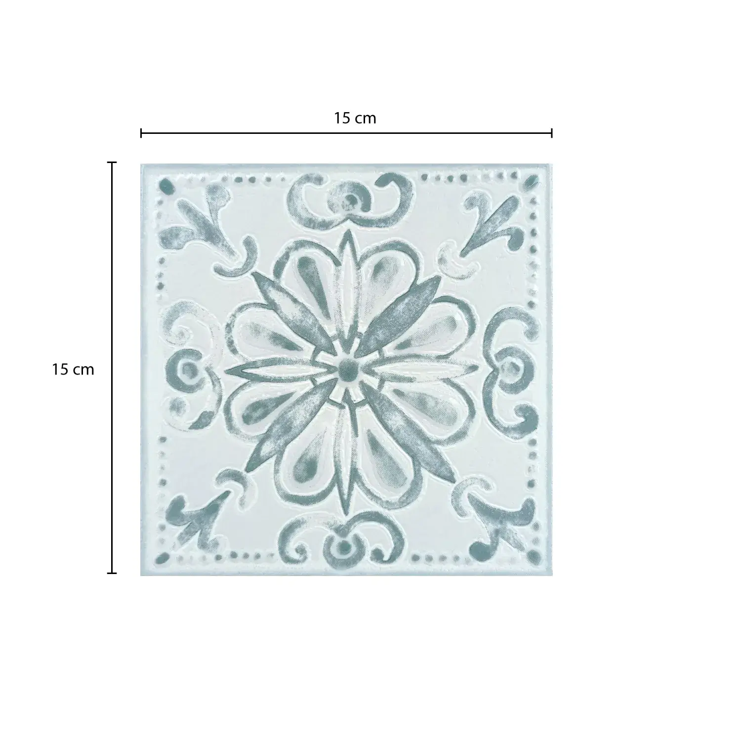 Azulejo Vieti 15 x 15 cm OLIVIA ATRANI (Pieza)