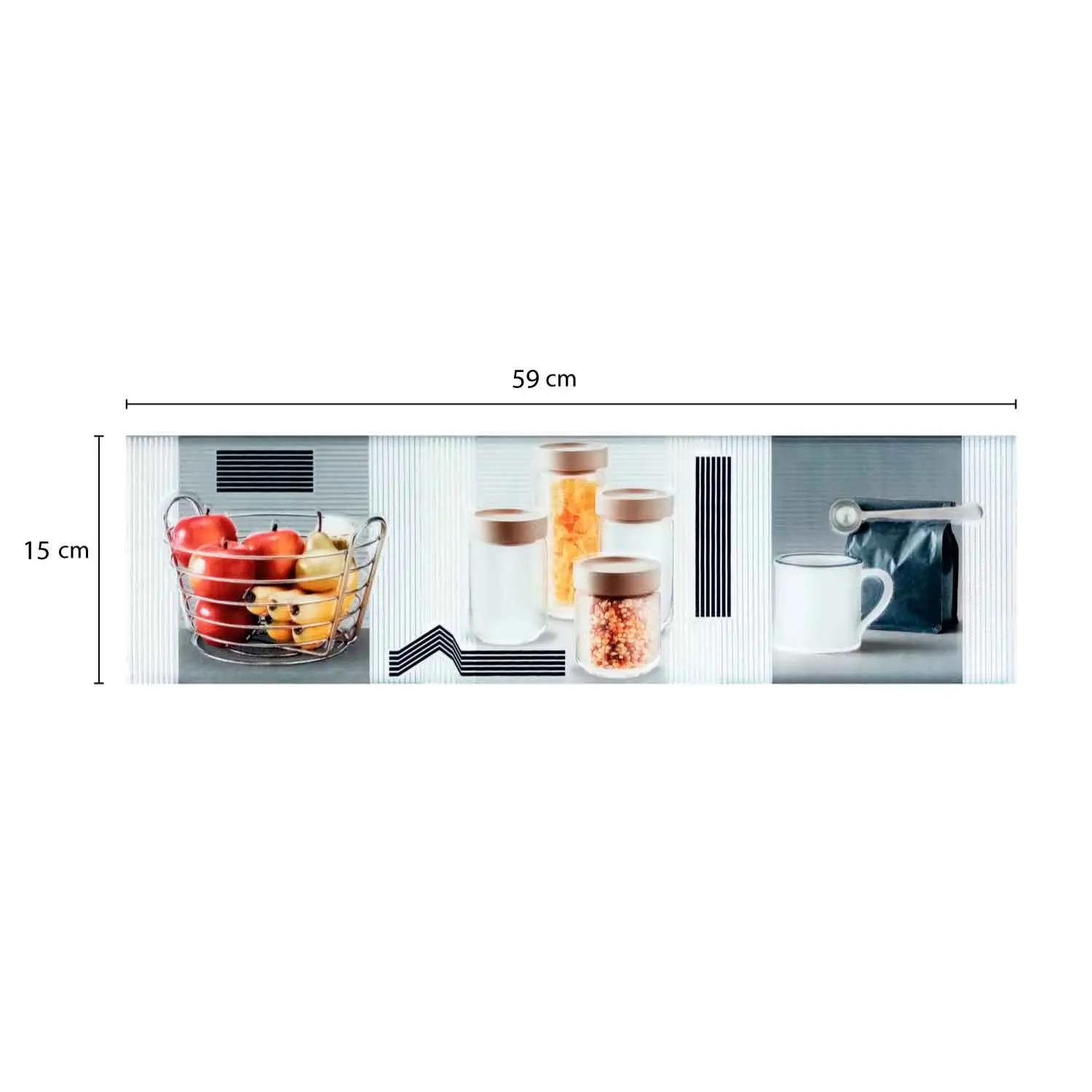 Listelo Andrea 59 x 15 cm KANTU (Pieza)