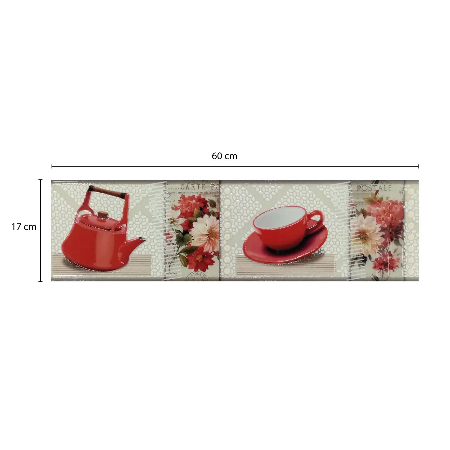 Listelo Angelita 60 x 17 cm KANTU (Pieza)