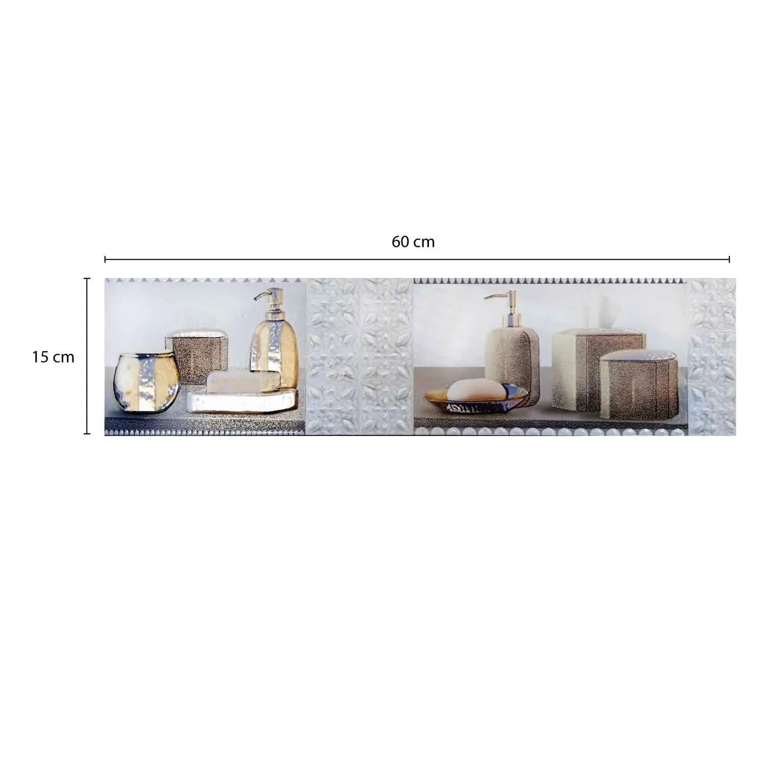 Listelo Circe 60 x 15 cm KANTU (Pieza)