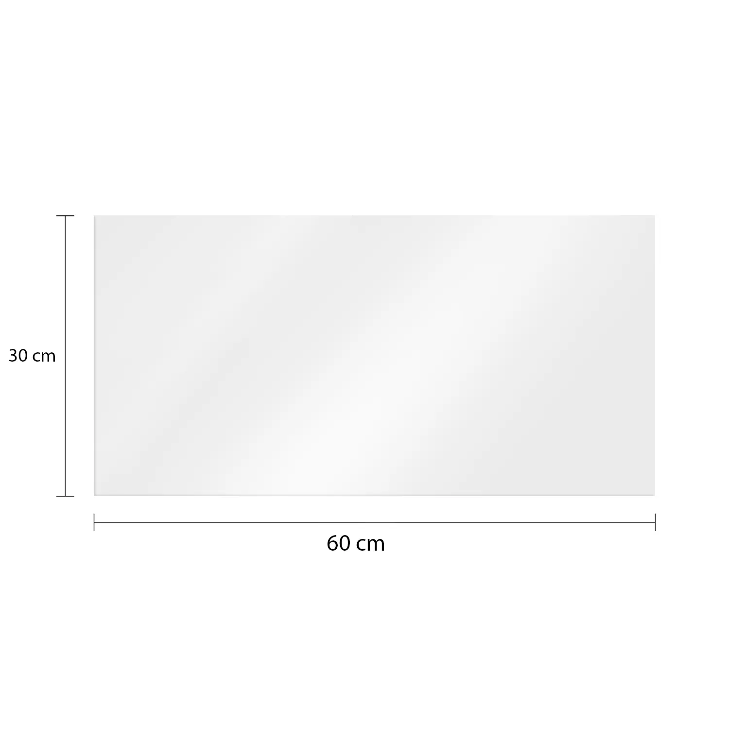 Cerámica Blanca Brillante para pared SAN BLAS 30x60cm por 1m²