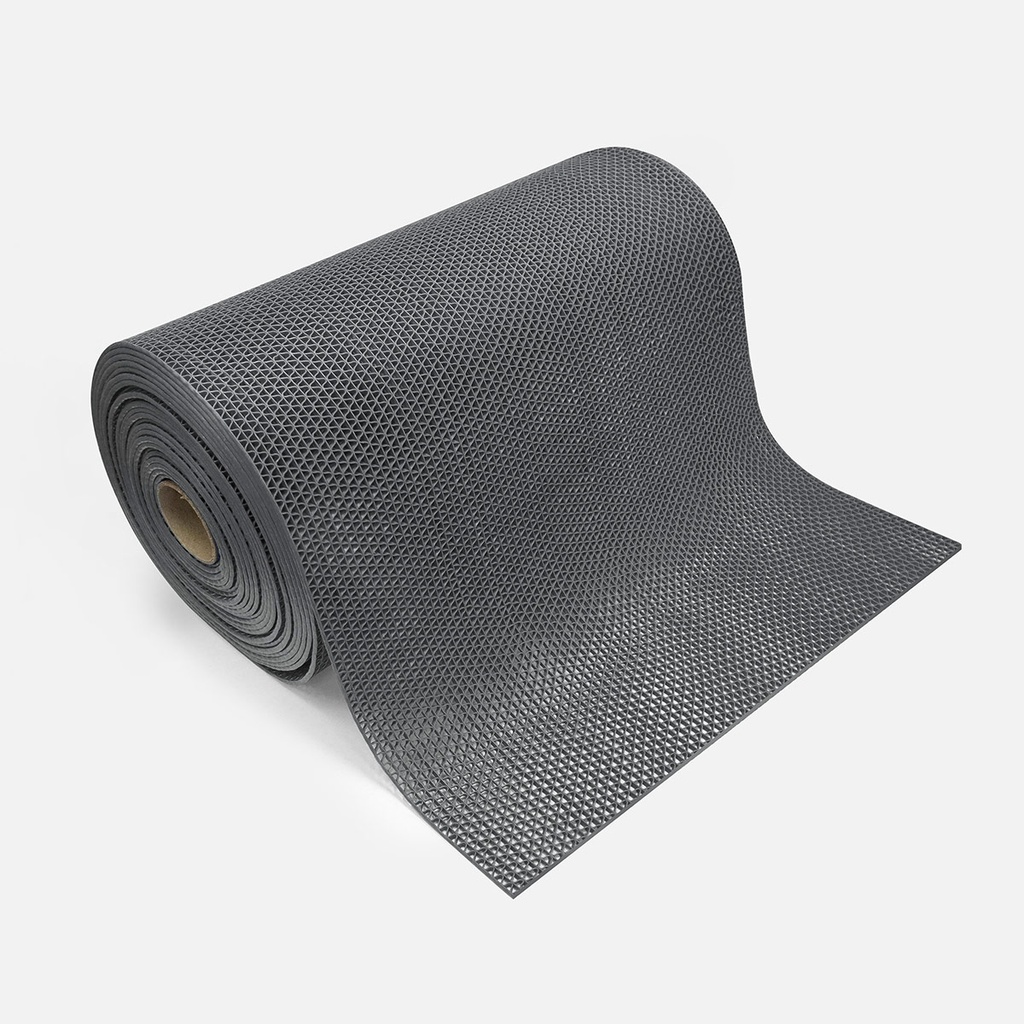 Protector Antideslizante de piso Ondas de PVC Gris – por metro lineal – SAN BLAS