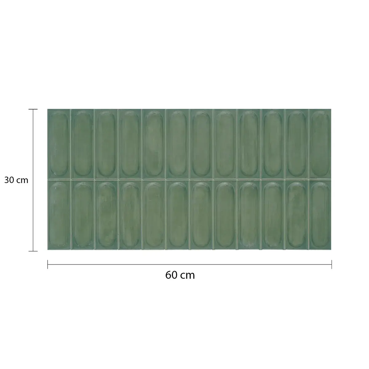 Decorado Lorient Green MAASTRICHT 30 x 60 cm (Pieza)