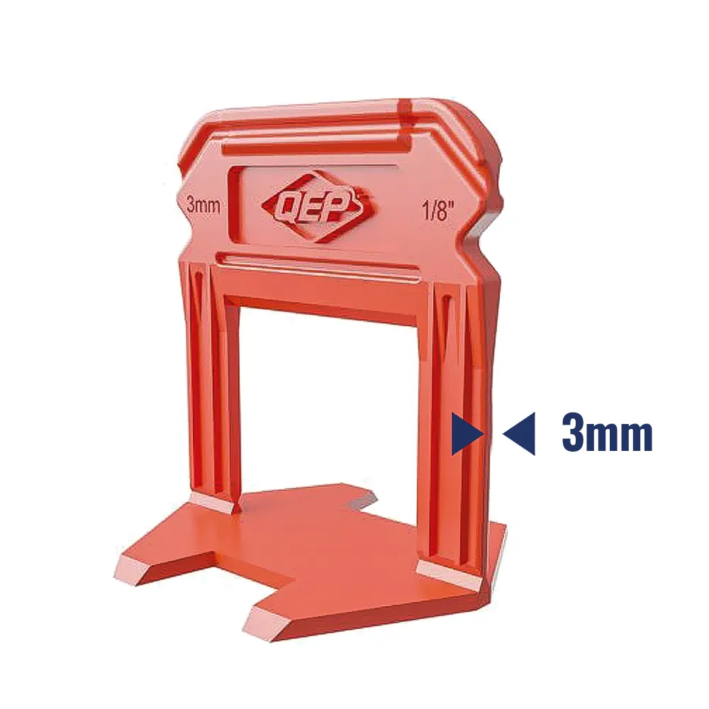 Anclas XTREME para nivelación de 3mm QEP (Bolsa de 100 unidades)