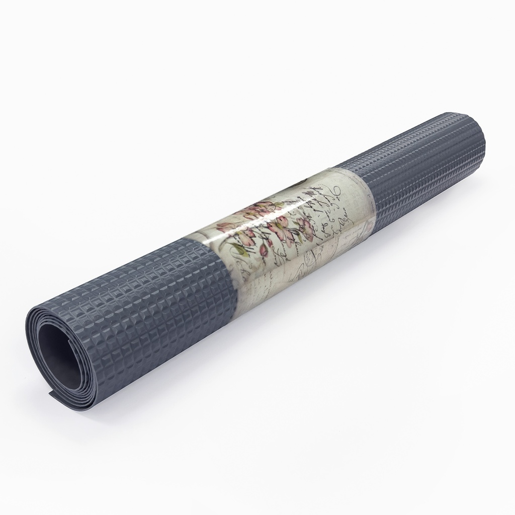 Rollo Protector de piso Pixel de PVC Gris – 2 metros x 60 cm – SAN BLAS