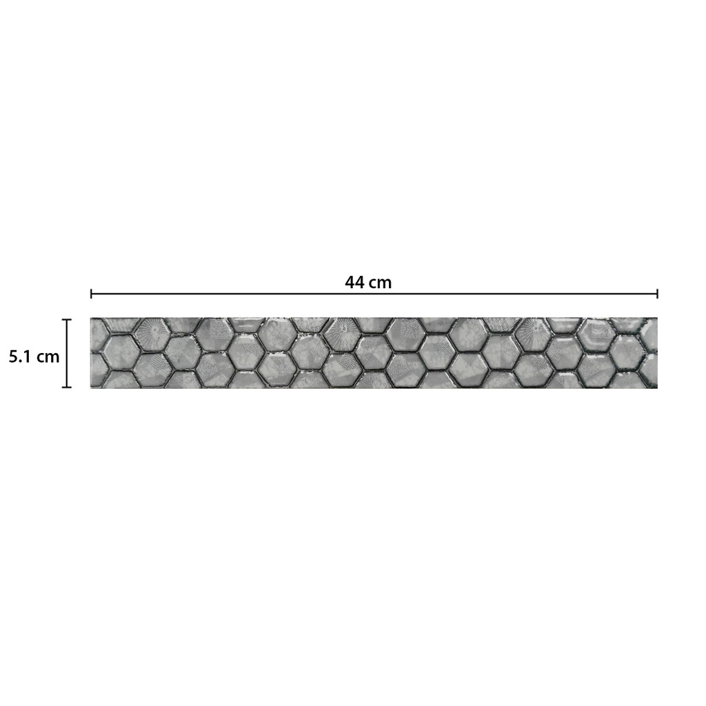 Listelo Hexágono 44 x 5.1 cm KANTU