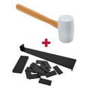 COMBO: Kit de instalación para pisos laminados + Martillo de goma
