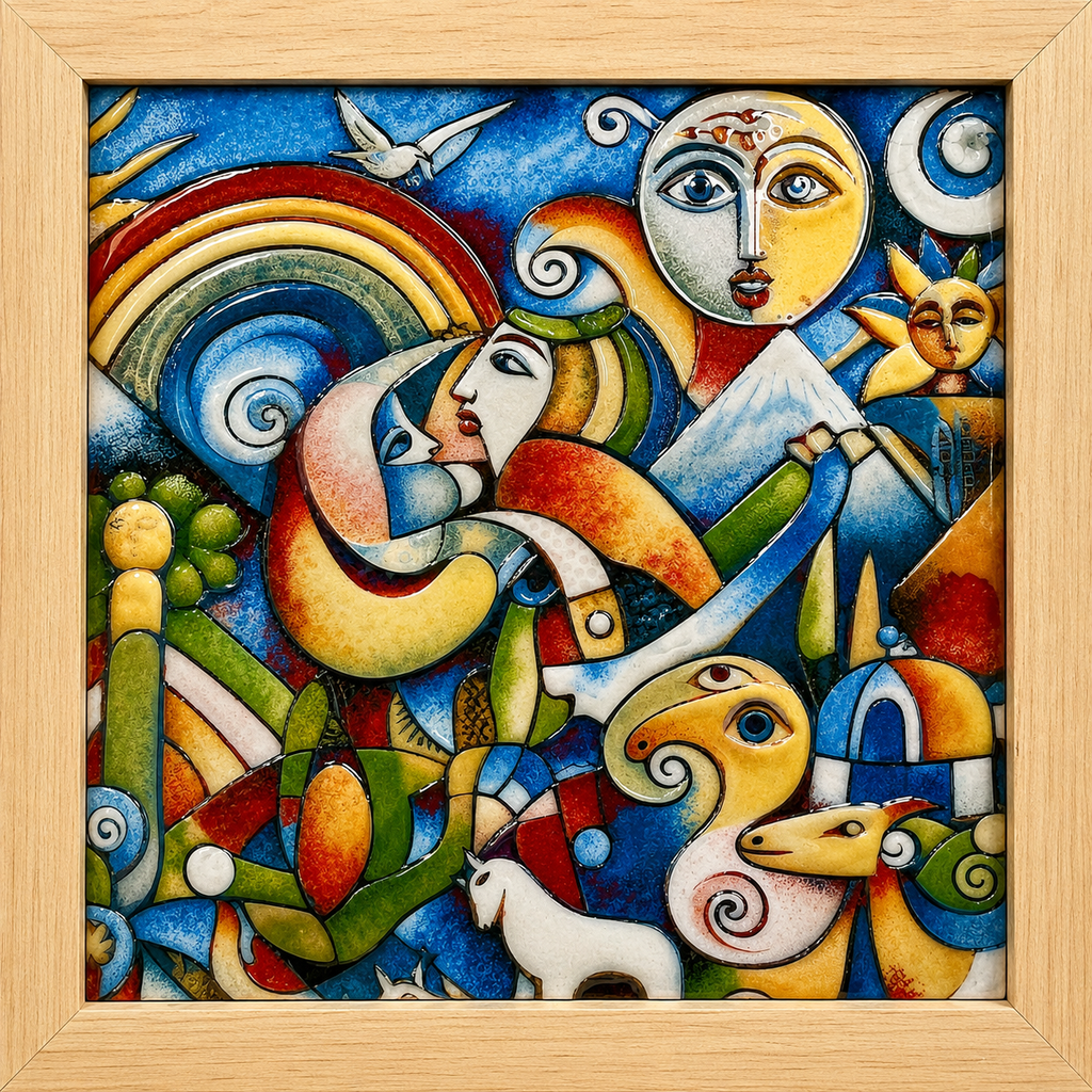 Cuadro Mistico A 18X18X1.2
