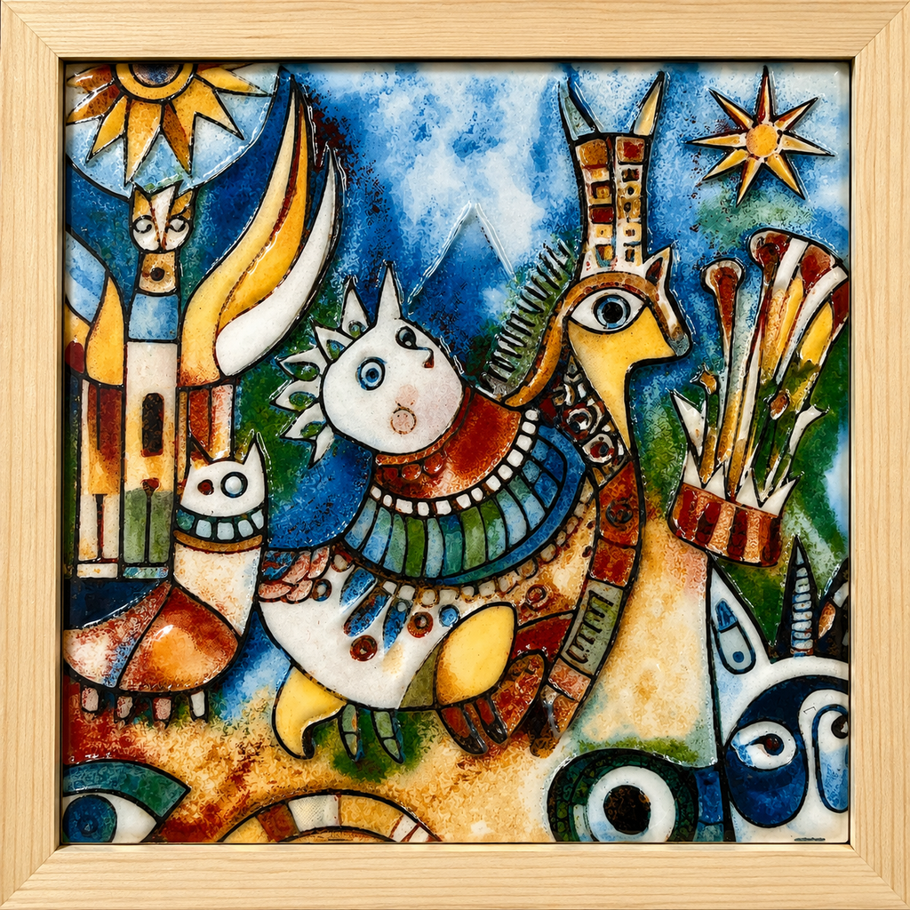 Cuadro Mistico B 18X18X1.2
