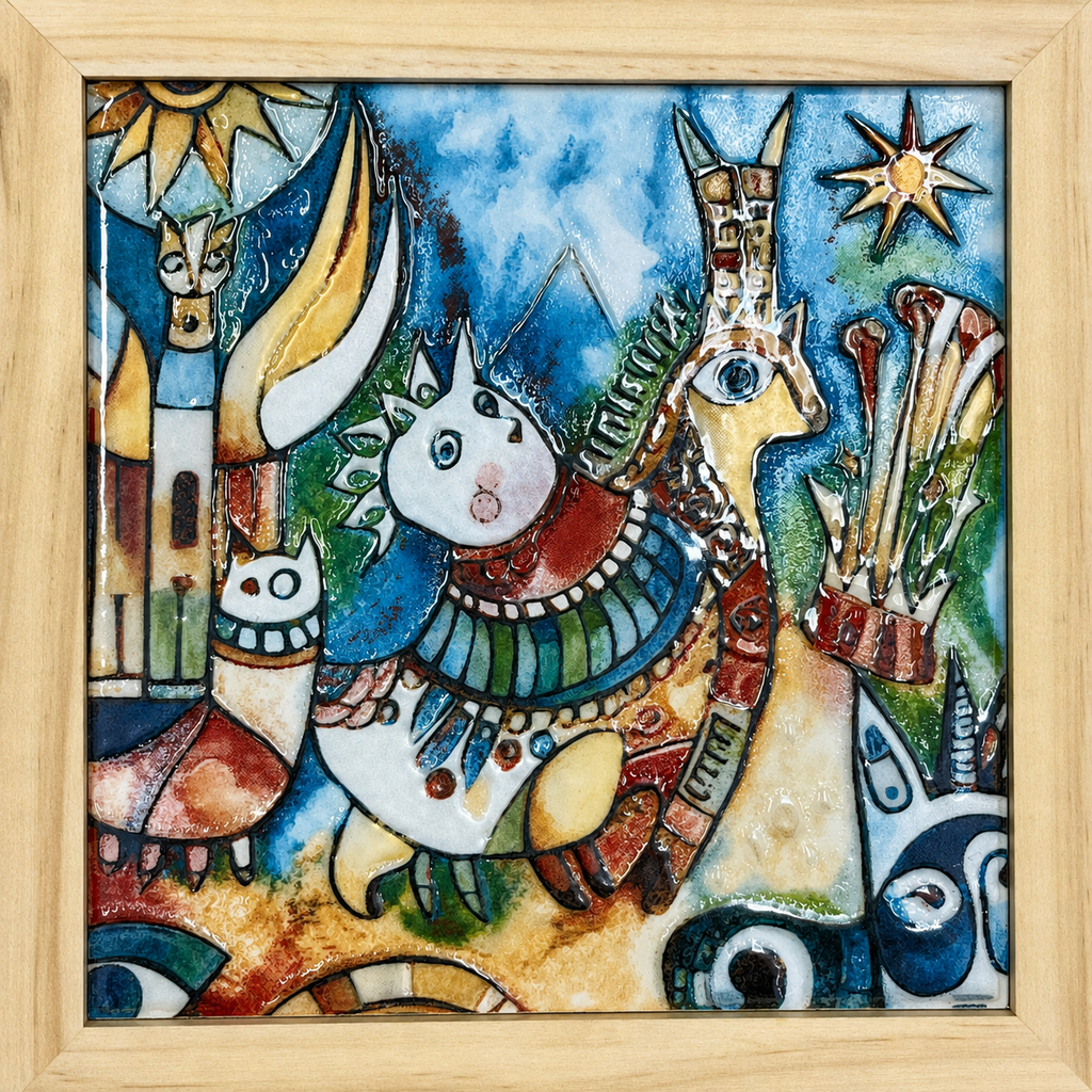 Cuadro Mistico B 18X18X1.2
