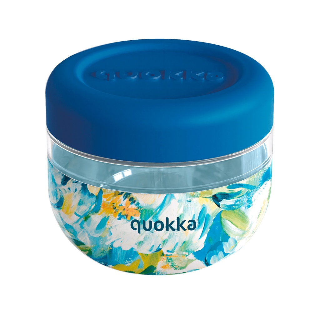 Taper Comida Quokka Bubble Blue Peonies 500 ML