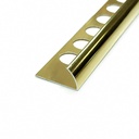 Decor Borde Curvo Aluminio Dorado Brillante de 1.2X240 CM KANTU
