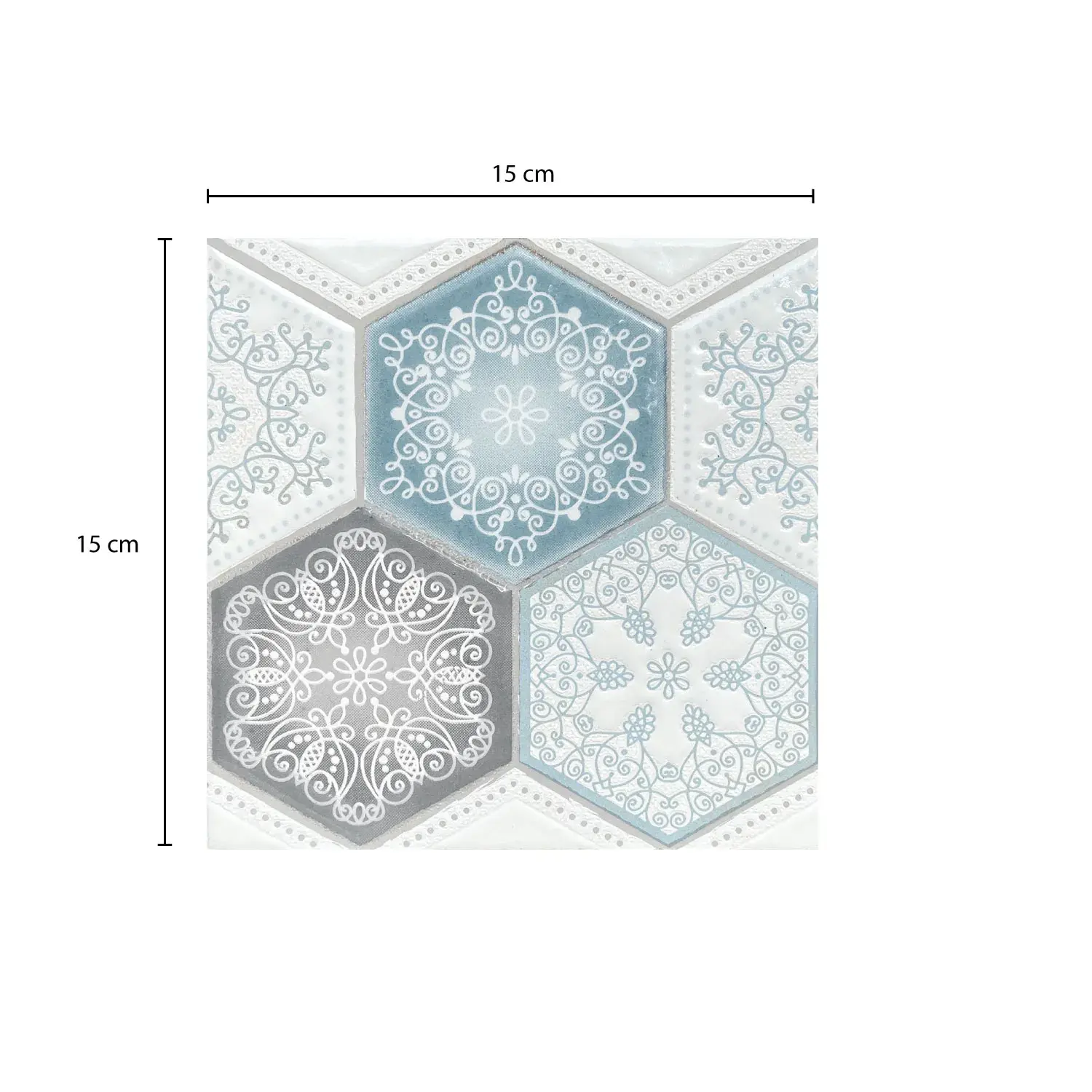 [DECBAOTACCER624] Azulejo Sorrento 15 x 15 cm OLIVIA ATRANI (Pieza)