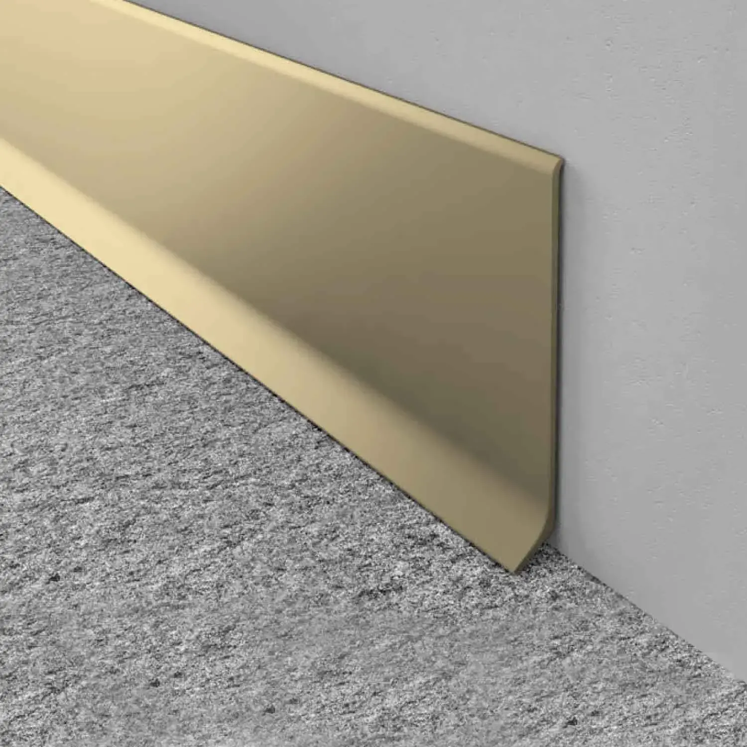 [DSBPADAKBD7CHMT] Zócalo Simple Champagne Mate 7cmx240cm KANTU