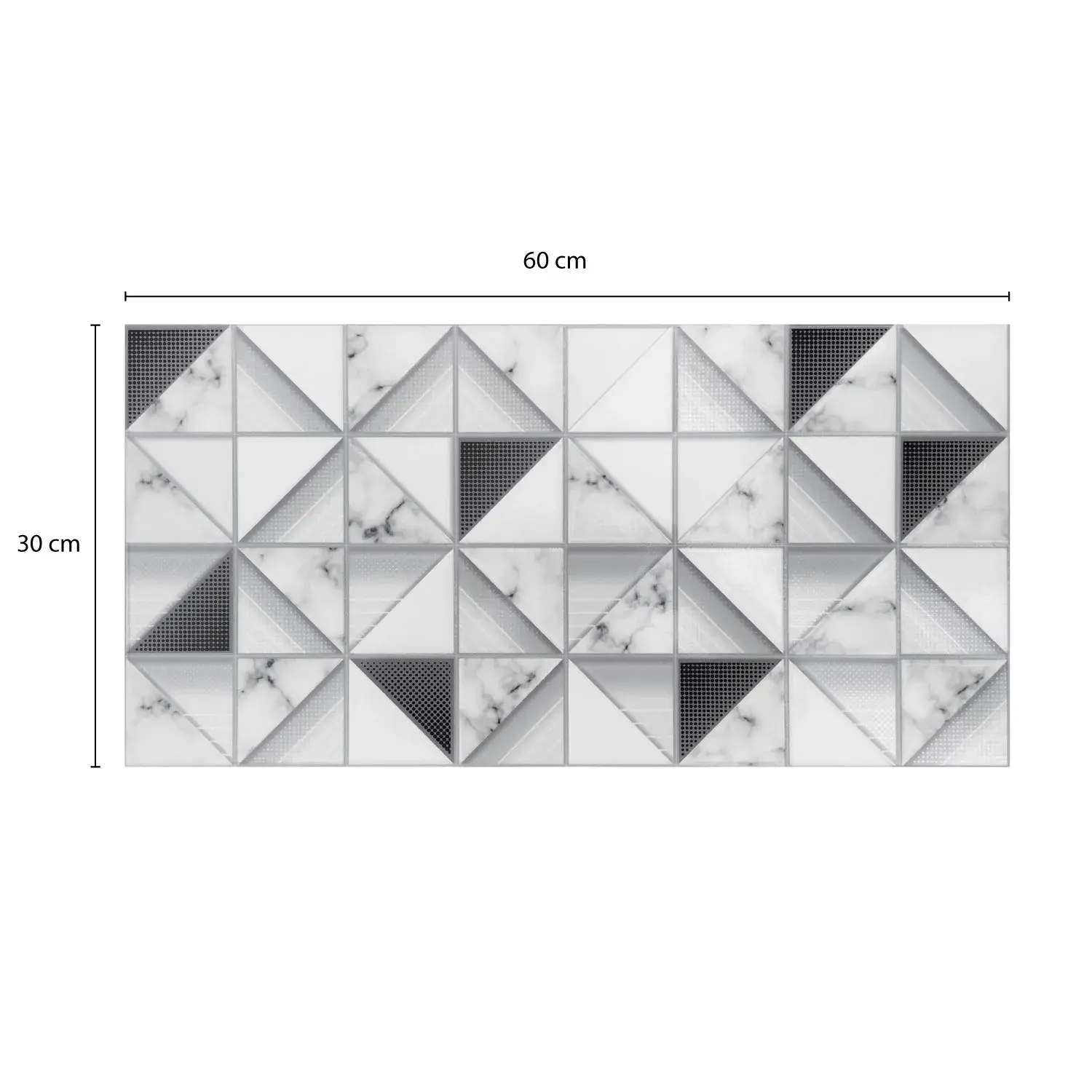 [DECBAOLISCER174] Decorado Unique 30 x 60 cm KANTU (Pieza)