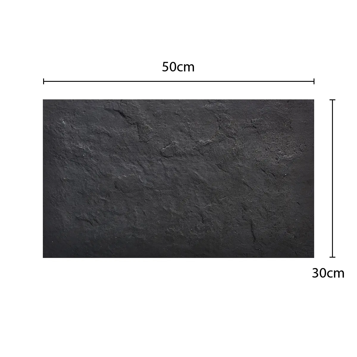 [SPLAC50CARBONCJ] Laja Cordillera Carbón 50 x 30 cm SPAZIO - por caja