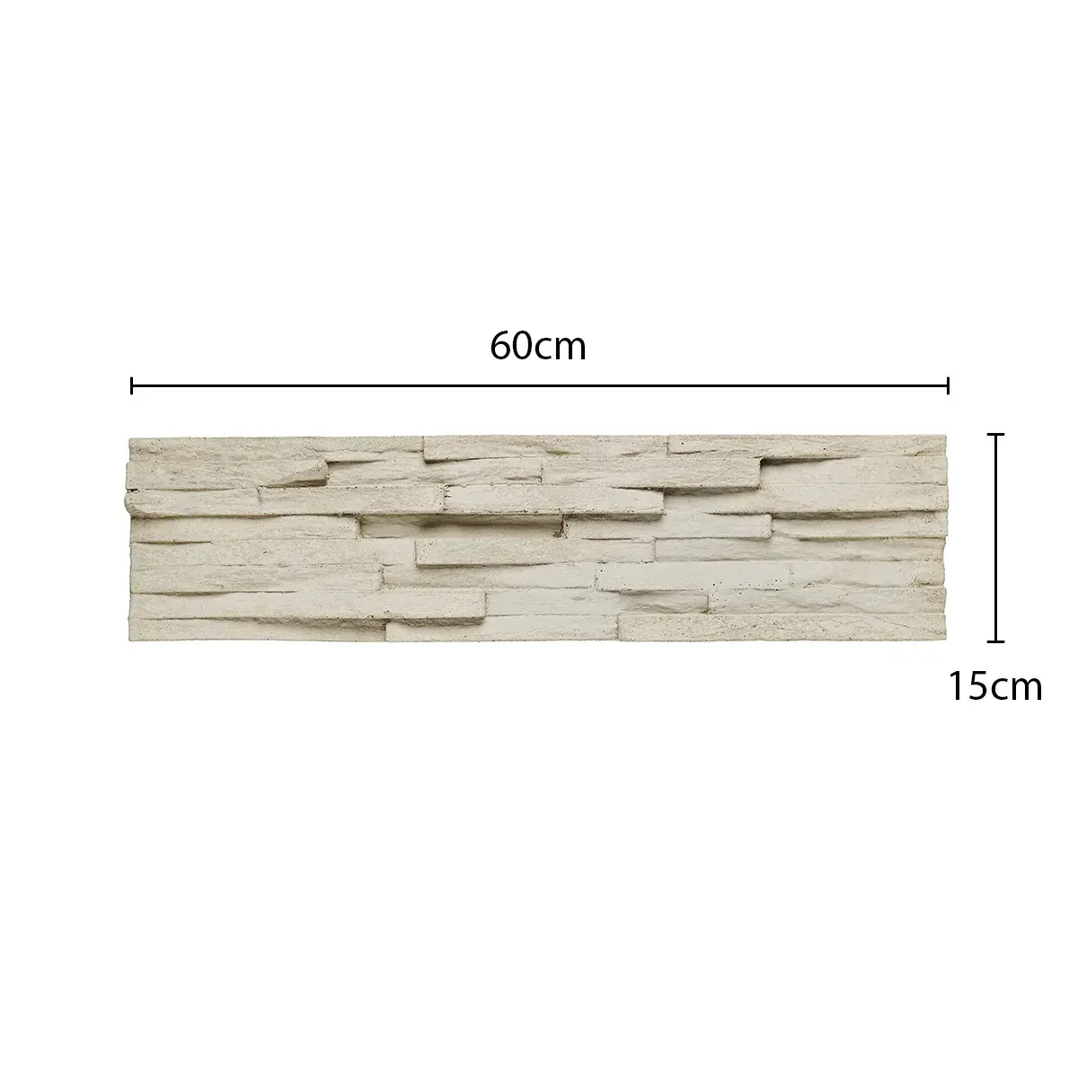 [SPFAF15ARENACJ] Fachaleta 15 x 60 cm Arena SPAZIO - por caja