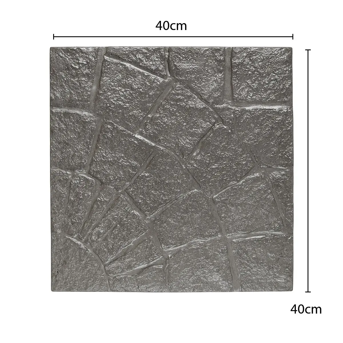 [SPBAP40GRISOSCJ] Piedra Praga Gris 40 x 40 cm SPAZIO - por caja