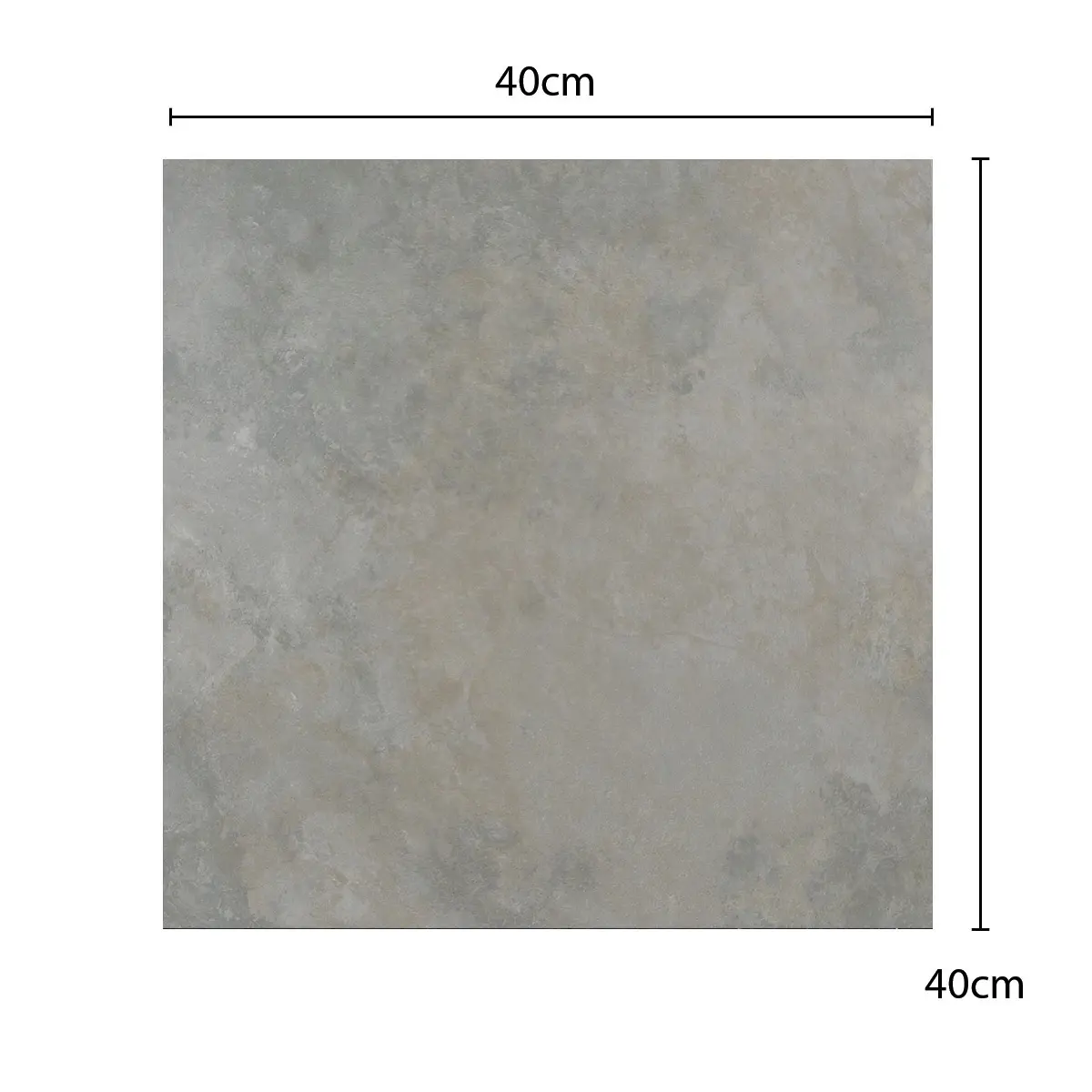 [SPLAL40GRISOSCJ] Laja Lisa Gris Oscuro 40 x 40 cm SPAZIO - por caja