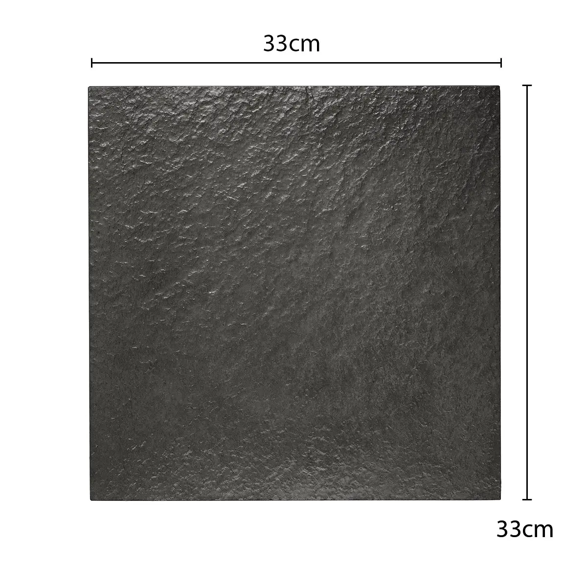 [SPPIT33CARBONCJ] Piedra Torreón Carbón 33 x 33 cm SPAZIO - por caja