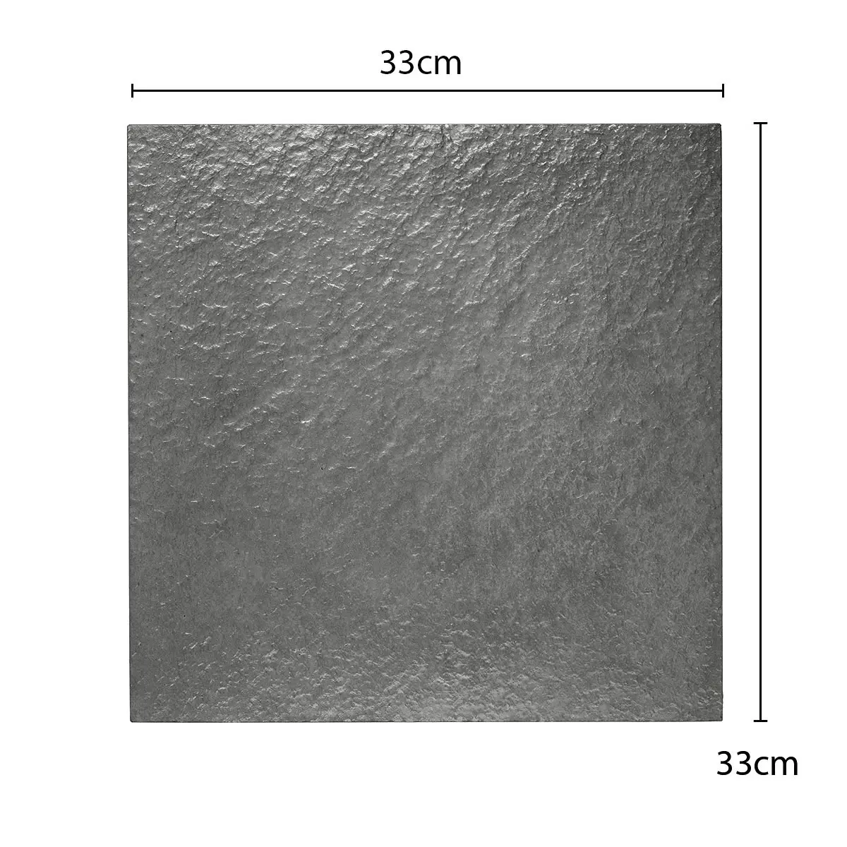 [SPPIT33GRISOSCJ] Piedra Torreón Gris Oscuro 33 x 33 cm SPAZIO - por caja