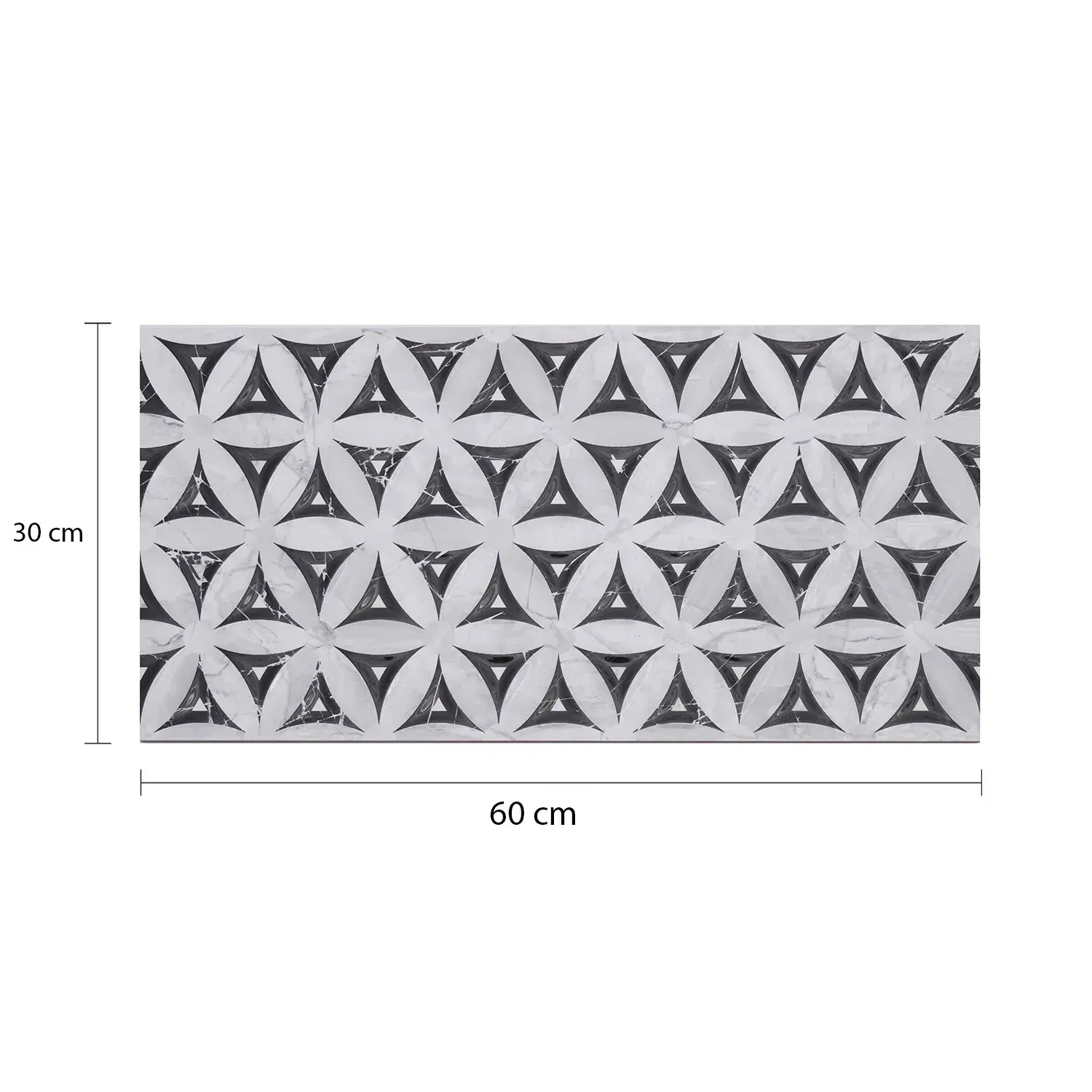 [MADAMORABLAKUN] Decorado Amora Black MAASTRICHT 30 x 60 cm (Pieza)