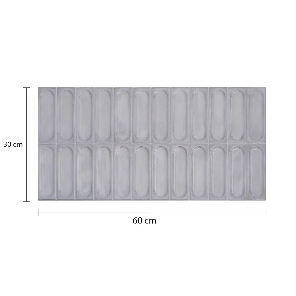 [MADLORIENGREYUN] Decorado Lorient Grey MAASTRICHT 30 x 60 cm (Pieza)