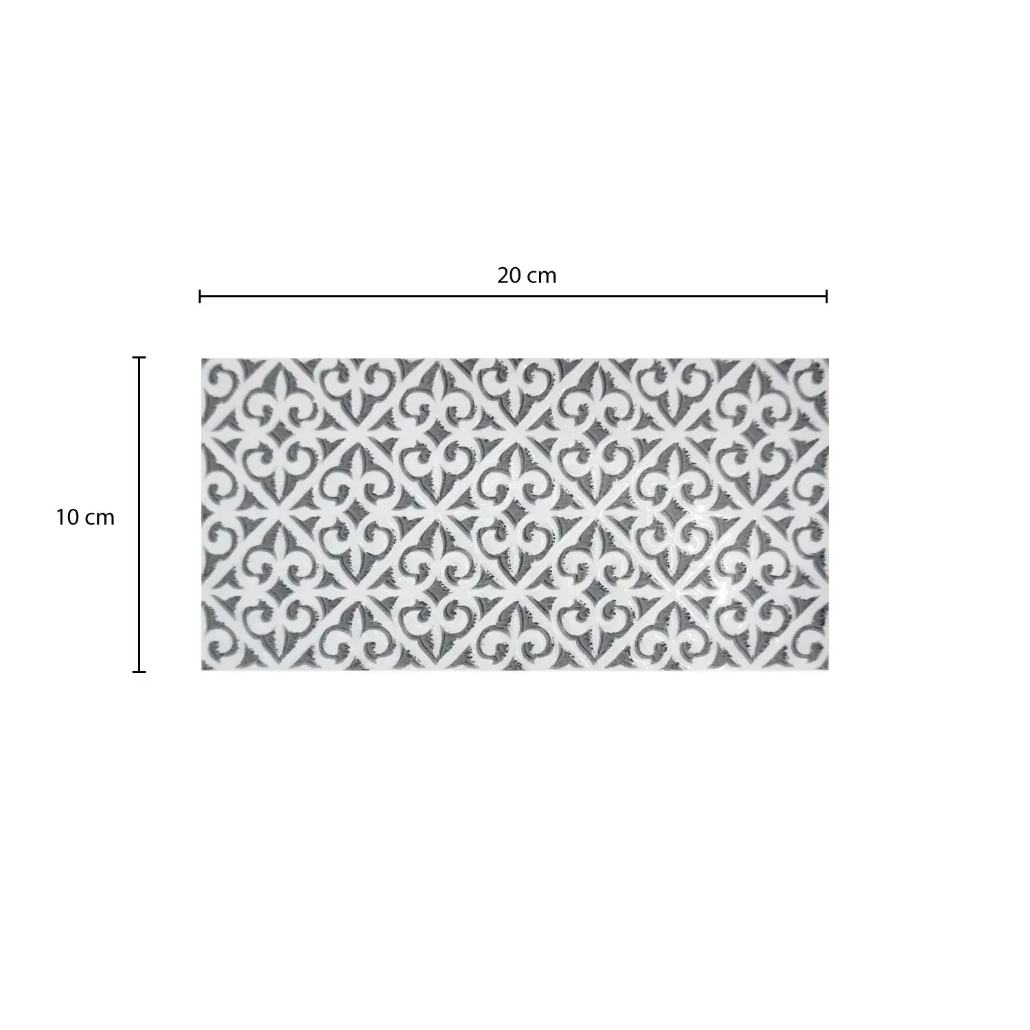 [DECBAOTACCER560] Brick Nuit Gris 20 x 10 cm KANTU (Pack 3 Und)