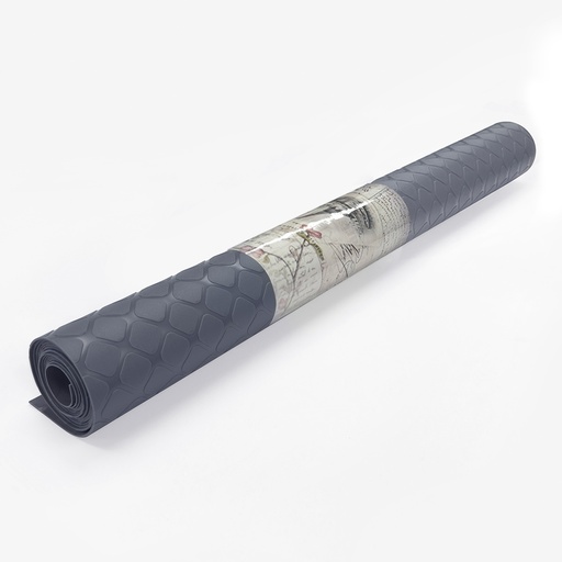 [SBPGRISCOCOS1ML-2M] Rollo Protector de piso Cocos de PVC gris – 2 metros x 60 cm – SAN BLAS