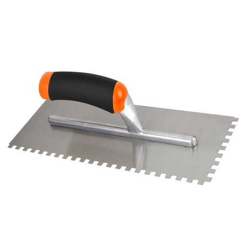 [QEP849915DCR] Llana dentada de acero inoxidable tipo C 6x6x6mm