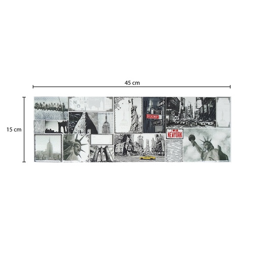 [DECCOCLISCER025] Listelo New York 45 x 15cm KANTU