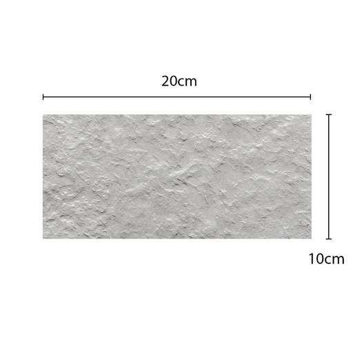 [SPPIV10ARENANCJ] Piedra Volcán 10 x 20 cm Arena Blanca SPAZIO - por caja